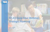 TCLAS Deep Dive Webinar: Strategic Planning