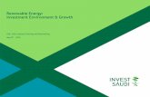 Renewable Energy: Investment Environment & Growth