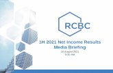 1H 2021 Net Income Results Media Briefing
