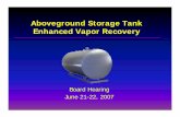 Aboveground Storage Tank Enhanced Vapor Recovery