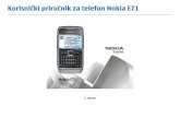 Korisnički priručnik za telefon Nokia E71
