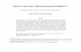 Macro Factor-Mimicking Portfolios a