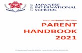 International Division PARENT HANDBOOK 2021