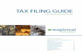 TAX FILING GUIDE - Maple Leaf Funds