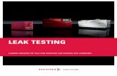 Brochure leak testing - Pfeiffer Vacuum