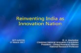 Reinventing India as Innovation Nation