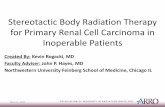 Stereotactic Body Radiation Therapy for Primary Renal Cell ...