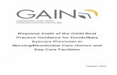 Regional Audit of the GAIN Best Practice Guidance for ...