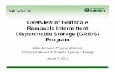 Overview of Gridscale Rampable Intermittent Dispatchable ...