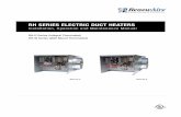 RH SERIES ELECTRIC DUCT HEATERS