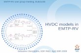 HVDC models in EMTP-RV