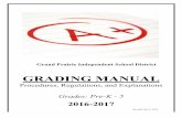 Grading Procedures Pre-K-5 2016-2017-Ready For Printing