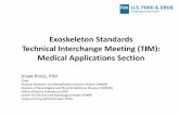 Exoskeleton Standards Technical Interchange Meeting (TIM ...