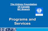 The Kidney Foundation Of Canada BC Branch