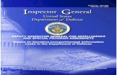 DEPUTY INSPECTOR GENERAL FOR INTELLIGENCE AND SPECIAL ...