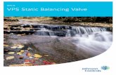 VPS-N VPS Static Balancing Valve - Johnson Controls