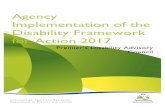 Agency Implementation of the Disability Framework for ...