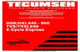 HSK/HXL840 - 850 TVS/TVXL840 2-Cycle Engines