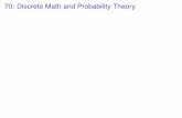 70: Discrete Math and Probability Theory