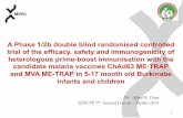 A Phase 1/2b double blind randomised controlled trial of ...