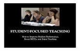 STUDENT-FOCUSED TEACHING