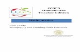 CCGPS Frameworks Teacher Edition Mathematics