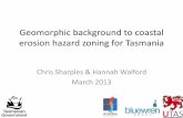 Geomorphic background to coastal erosion hazard zoning for ...