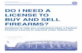 Do I Need A License To Buy and Sell Firearms?
