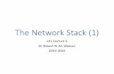 The Network Stack (1)
