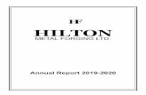 HILTON ANNUAL REPORT 2019-2020