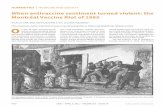 When antivaccine sentiment turned violent: the Montréal ...