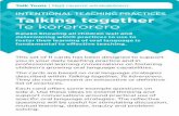 INTENTIONAL TEACHING PRACTICES Talking together Te …
