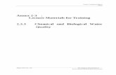 Annex 2-3 Lecture Materials for Training 2.3.3 Chemical ...