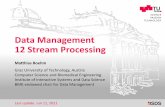 Data Management - 12 Stream Processing