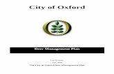 City of Oxford - Community Deer Advisor
