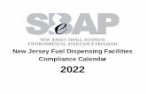 New Jersey Fuel Dispensing Facilities Compliance Calendar