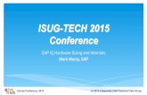 ISUG-TECH 2015 Conference - SAP