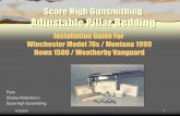 Score High Gunsmithing Adjustable Pillar Bedding