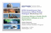 EPRI Greenhouse GasEPRI Greenhouse Gas Emissions Offset ...