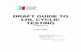 Guide to LHL Cyclic Testing - James Cook University