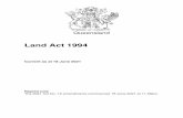 Land Act 1994 - Home - Queensland Legislation