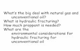 What’s the big deal with natural gas and unconventional ...
