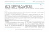 Clinical efficacy and IL-17 targeting mechanism of Indigo ...