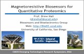 Magnetoresistive Biosensors for Quantitative Proteomics