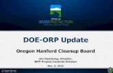 DOE-ORP Update - Oregon