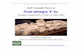 Soil Sample Survey Saratoga Co. - Cornell University