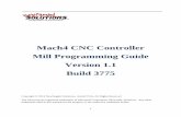 Mach4 CNC Controller Mill Programming Guide Version 1.1 ...