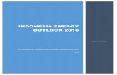 INDONESIA ENERGY OUTLOOK 2016
