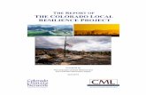 The RepoRT of The ColoRado loCal ResilienCe pRojeCT