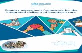 Country assessment framework for the integrated delivery ...